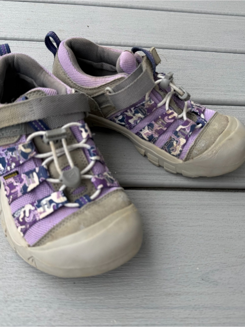 Keen Chalk Violet & Drizzle Newport H2SHO Sandal - Girls